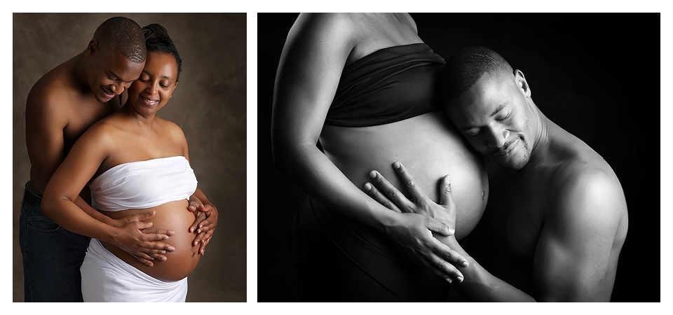 maternity, photographer, black, couple, pregnancy