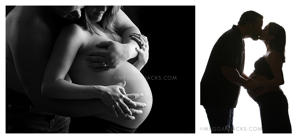 sensual, maternity, pregnancy, portraits, B&W