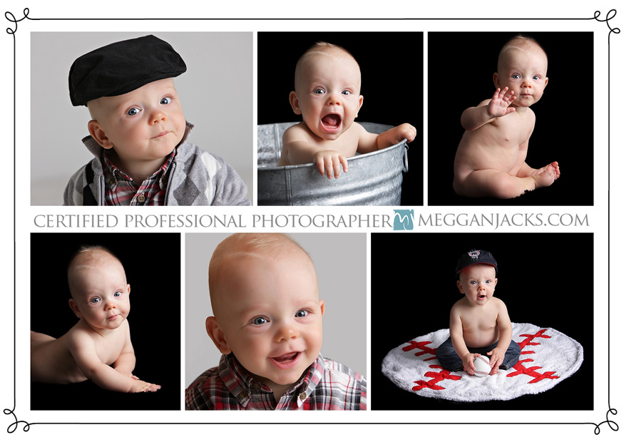 phoenix baby photographer, baby portraits, six month baby portraits