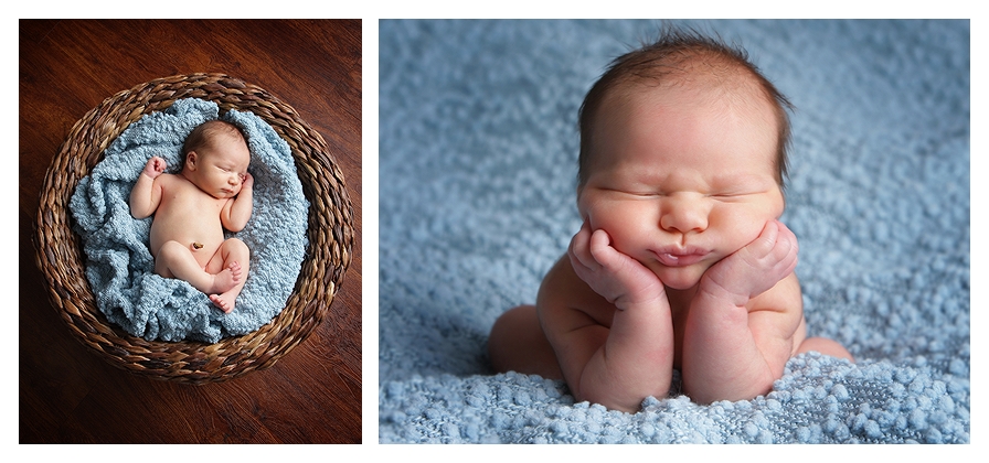 newborn, basket, professional, baby, photographer