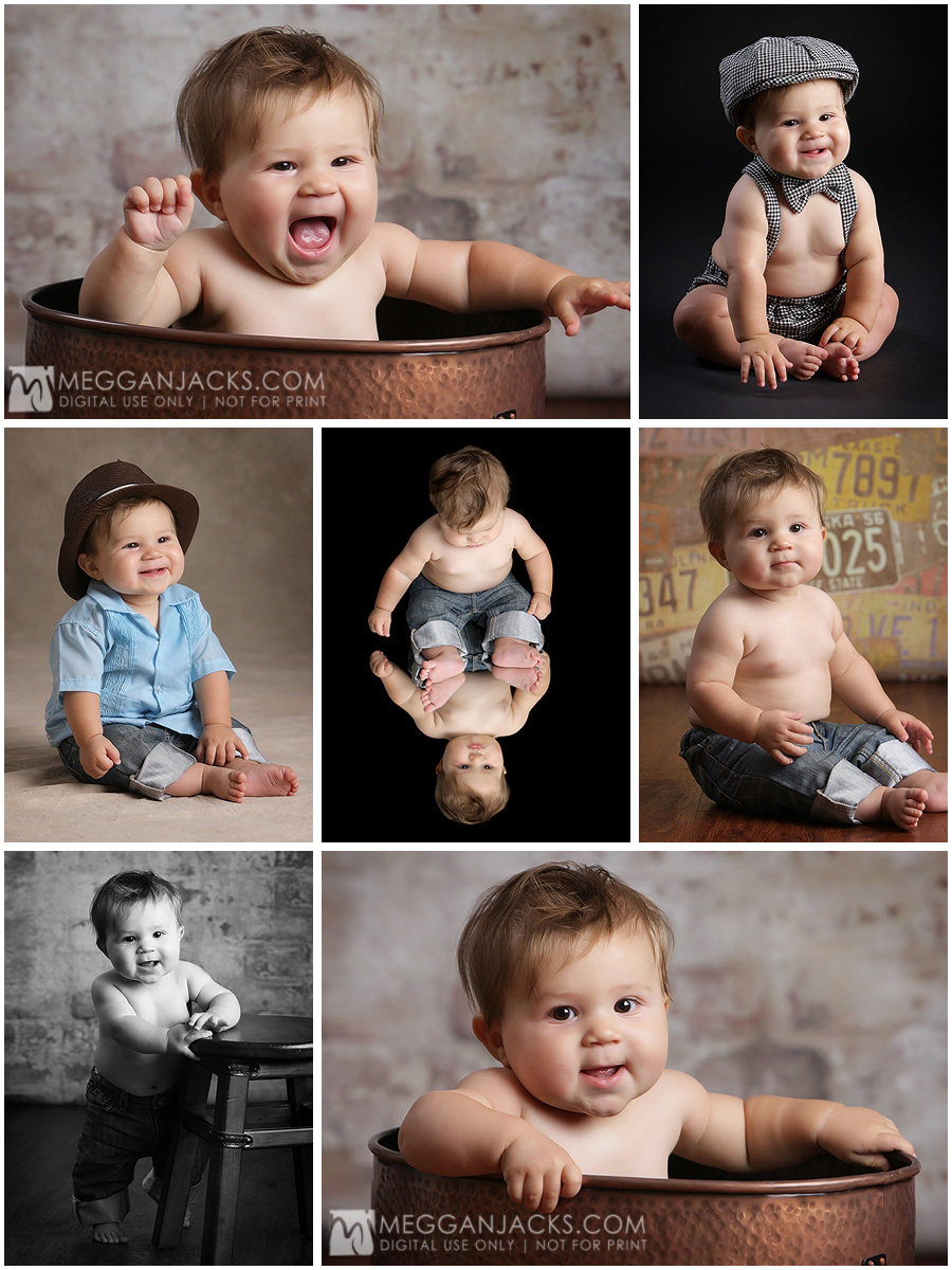 baby photographer, scottsdale baby portraits, sitting up baby portraits