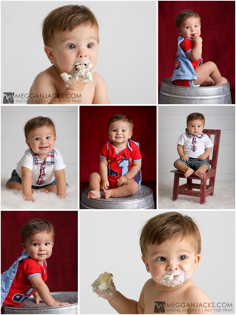first birthday portraits, cake smash photograph, baby's first birthday