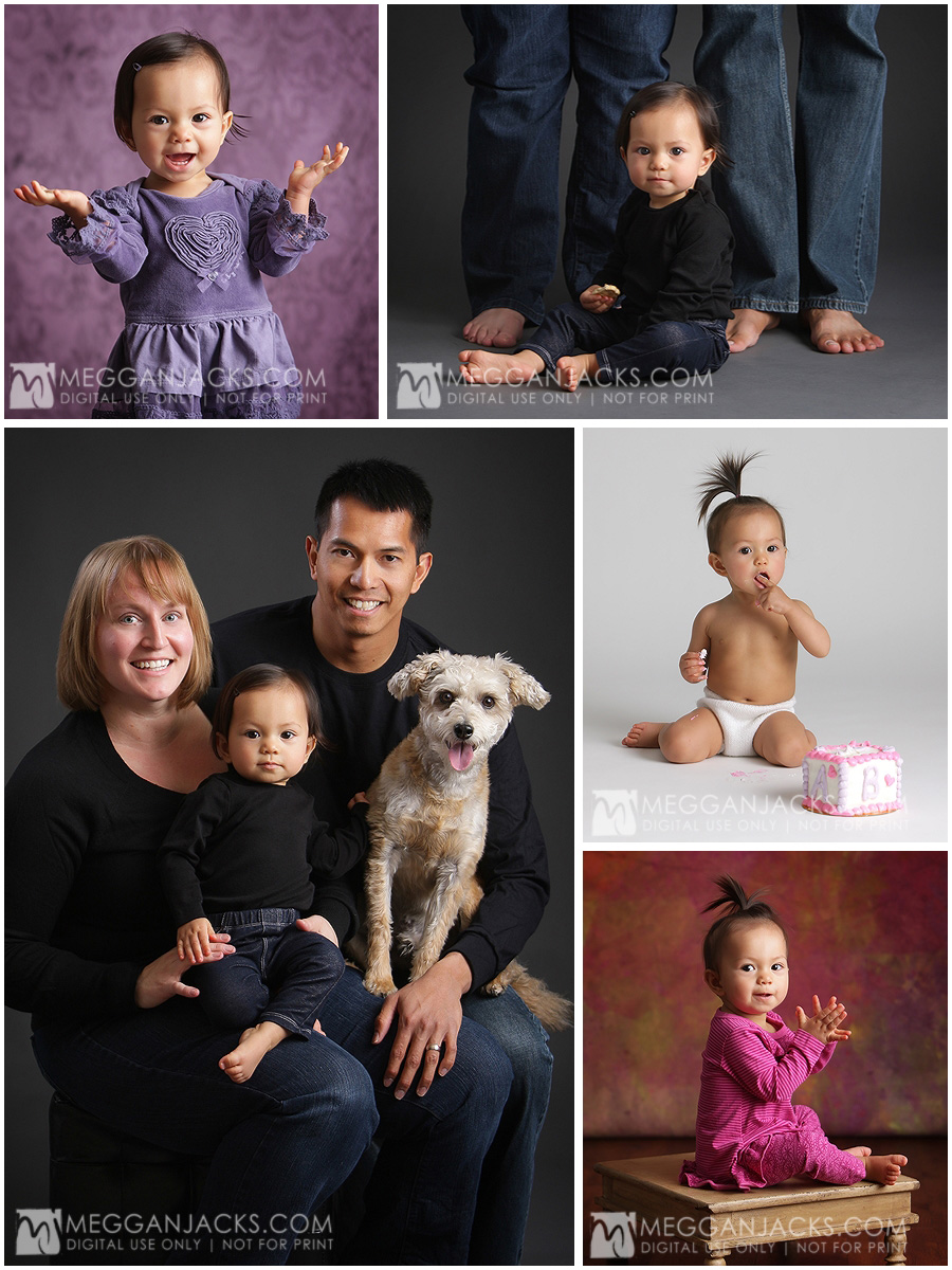 Arizona Photographer, first birthday portraits in phoenix, family portraits in arizona, phoenix professional photography studio