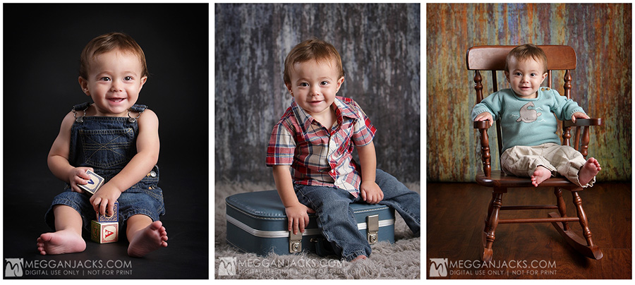 baby's first year portrait session