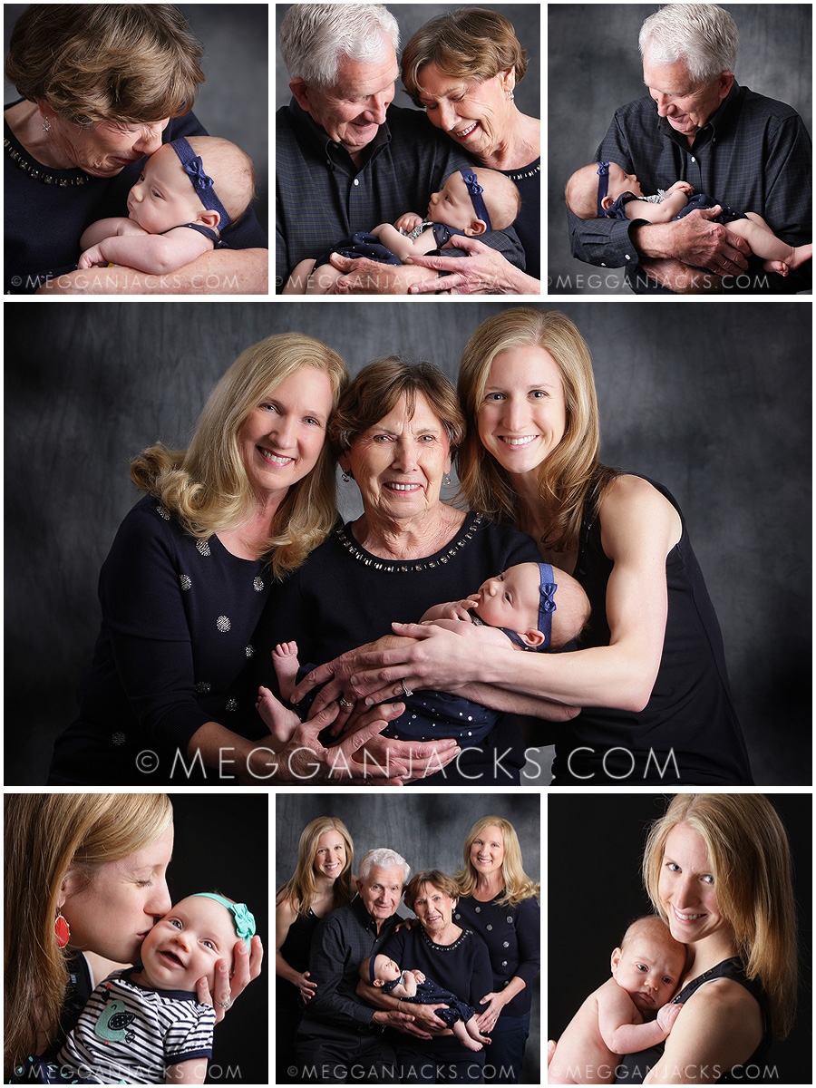 multi generational family portrait phoenix photographer