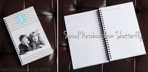spiral lined personalized notebook shutterfly