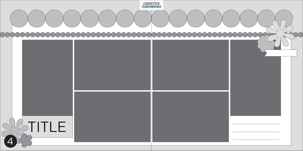 Double Page Scrapbook Layout, Using A Sketch To Get Our MOJO Going