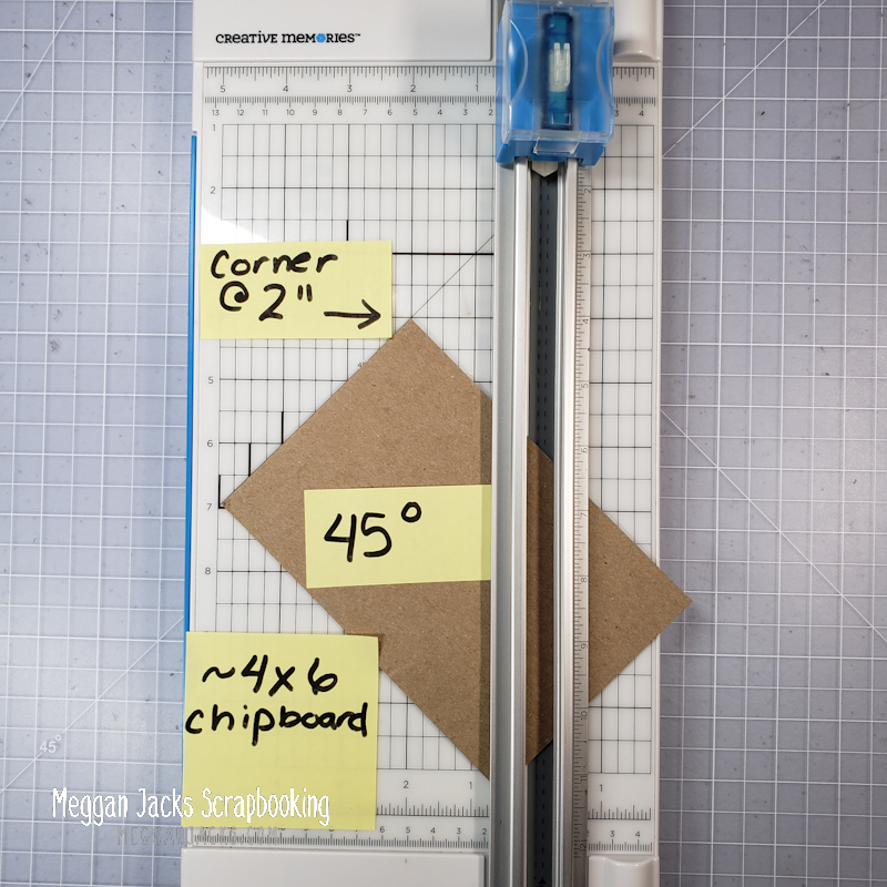 45 degree angle jig for creative memories 12 inch decorative trimmer