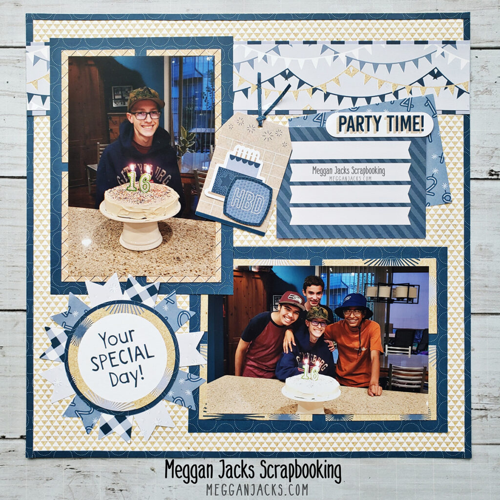 A4 Memories Scrapbook, Haberdashery Design - 56 Pages