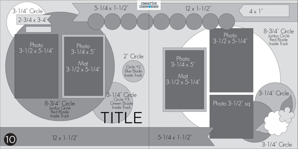 Focus on the Big Picture with this Scrapbook Layout Stencil – Creative  Memories Blog