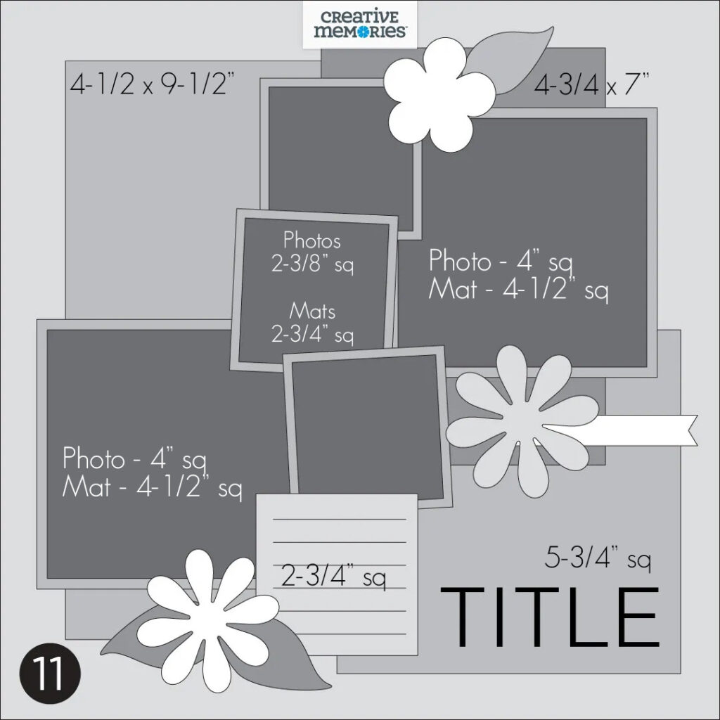 Focus on the Big Picture with this Scrapbook Layout Stencil – Creative  Memories Blog