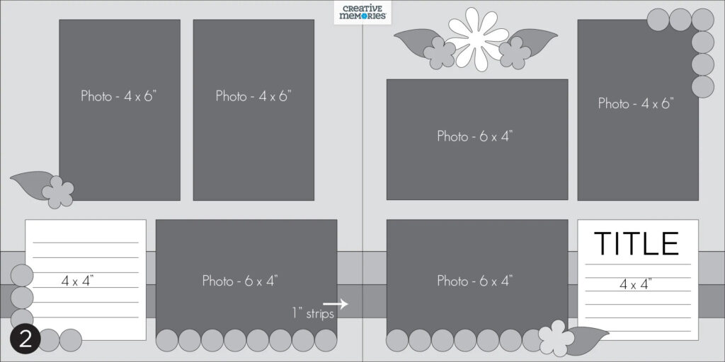 Use the Black & White Mat Pack to Create a Stunning Scrapbook Layout –  Creative Memories Blog