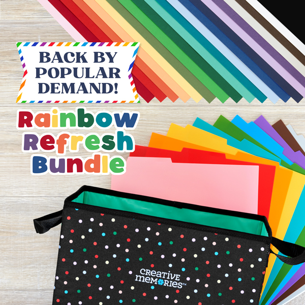 Rainbow Refresh Cardstock & Storage Bundle