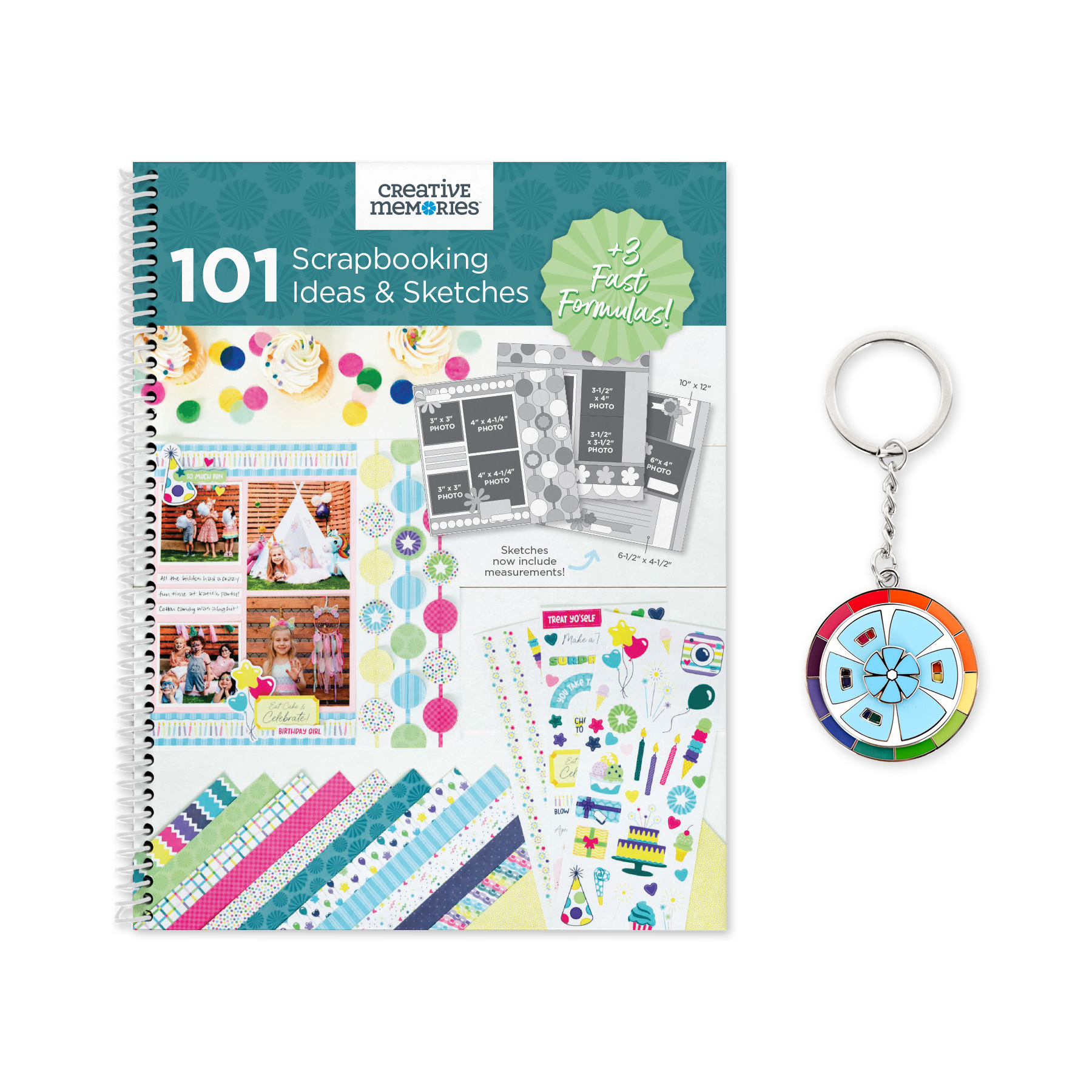 2023 Sketchbook and Color Wheel Keychain