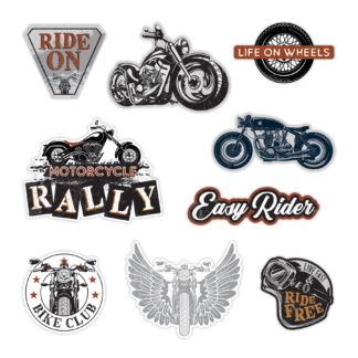 Revved Up Motorcycle Embellishments