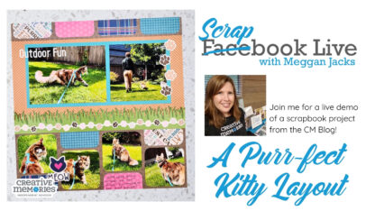 Scrapbook Live: A Purrr-fect Kitty Layout