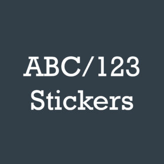 Stickers - ABC/123 Letter