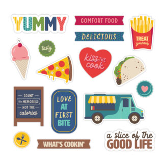 Food Truck Fun Mini Embellishment Pack