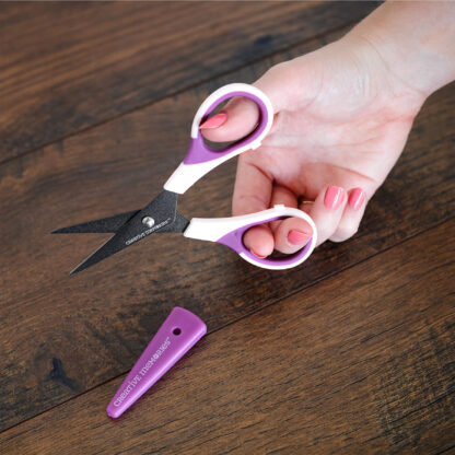 Purple Micro Tip Scissors - Image 2