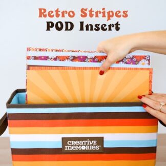 Retro Stripes POD Organizer Insert
