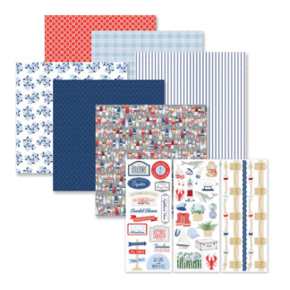 Coastal Scenes Paper & Sticker Bundle