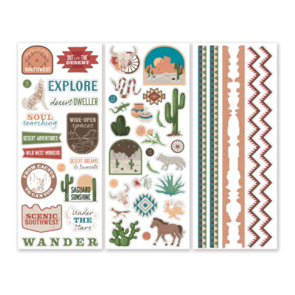 Desert Scenes Paper & Sticker Bundle - Image 4