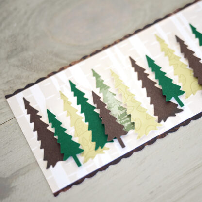Evergreen Trees Border Punch - Image 3
