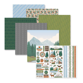 Mountain Scenes Paper & Sticker Bundle