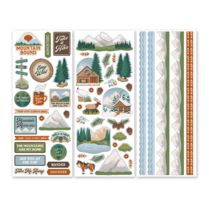Mountain Scenes Paper & Sticker Bundle - Image 4