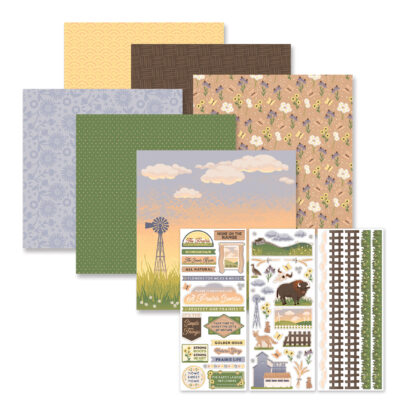 Prairie Scenes Paper & Sticker Bundle