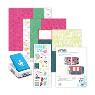 Flamingo Fun Simple Page Kit + Flamingo Punch