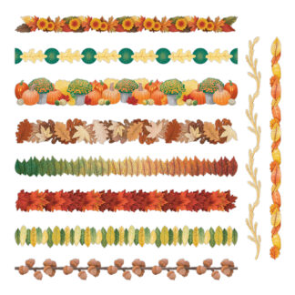 Grateful Harvest Laser Cut Borders