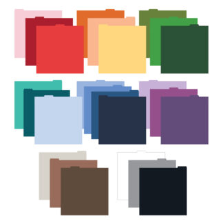 Rainbow Cardstock Dividers - 25/pk