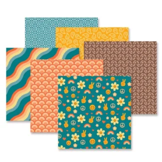 Retro Vibes Designer Paper Pack (12/pk)