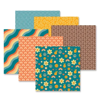Retro Vibes Designer Paper Pack (12/pk)
