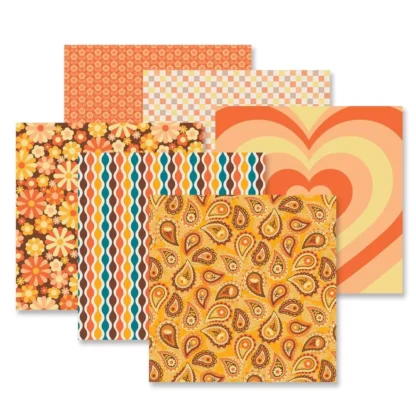 Retro Vibes Designer Paper Pack (12/pk) - Image 2