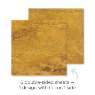Gold Molten Lava Foiled Paper