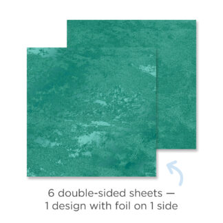 Island Waters Molten Lava Foiled Paper