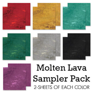 Molten Lava Foiled Paper Sampler Pack