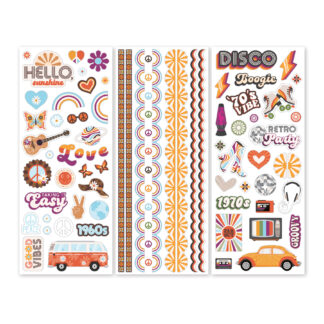 Through the Years 1960-1970s Stickers