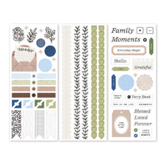 Natural Beginnings Clear Stickers
