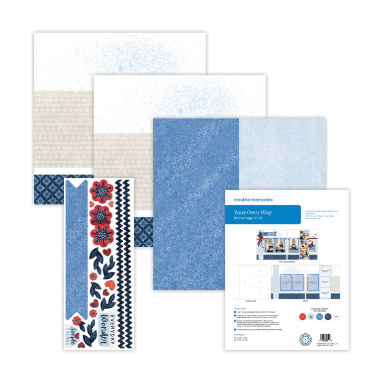Two Way Pages Creative Memories Your Own Way Simple Page Kit Bundle #1