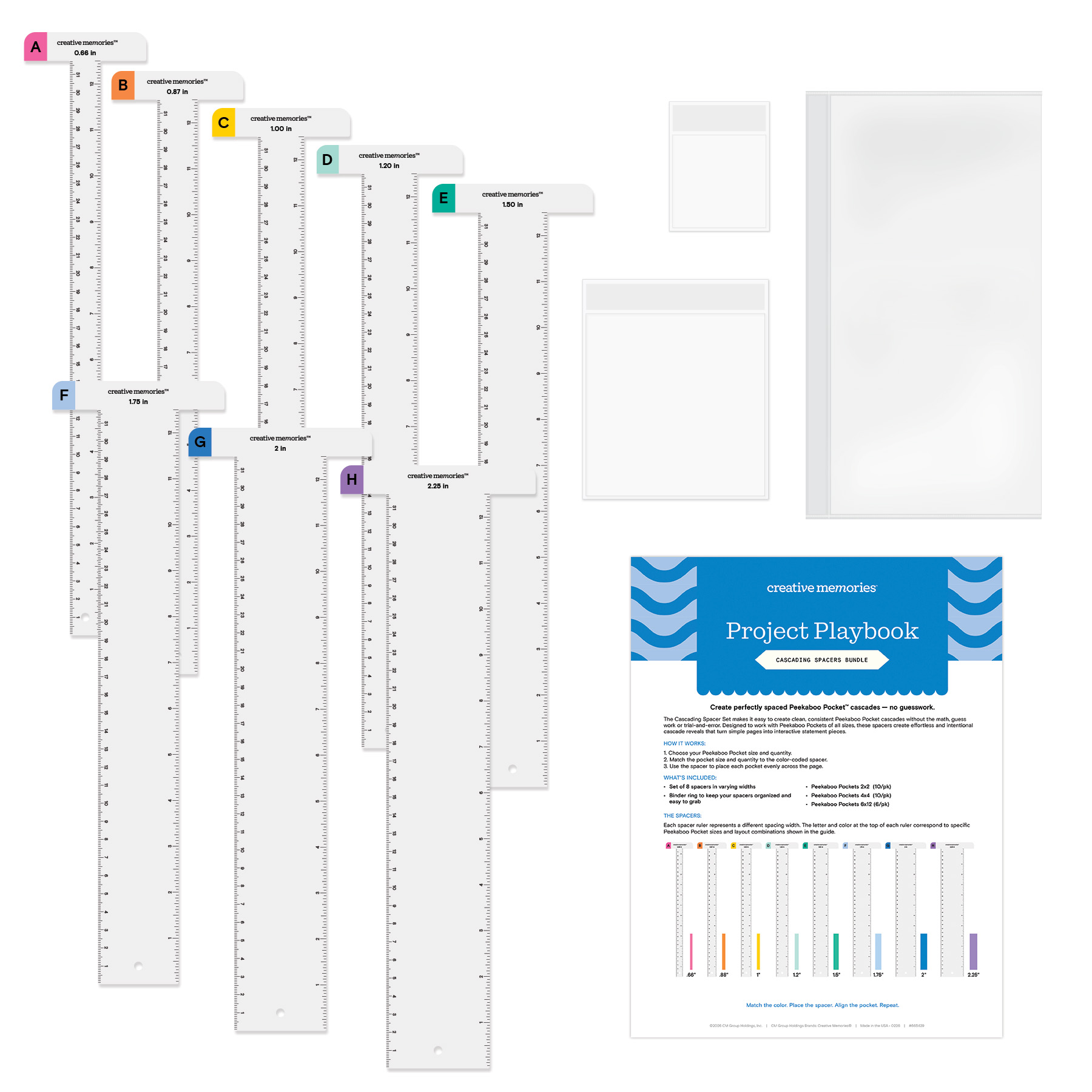 Cascading Pockets Spacer Set Bundle