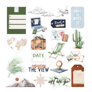 Global Getaway Embellishments