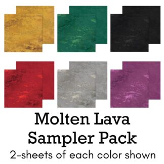 Molten Lava Foiled Paper Sampler Pack