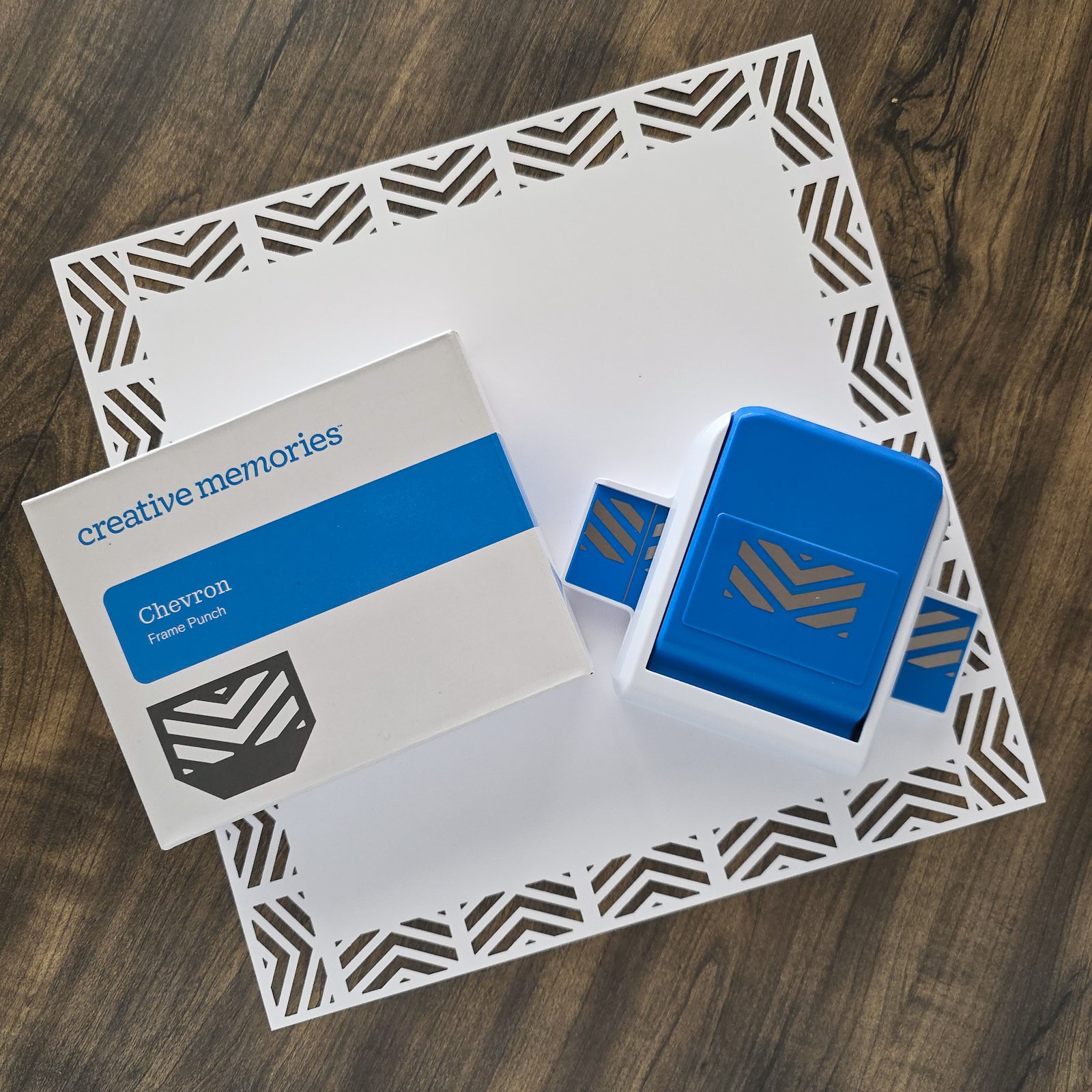 Chevron Frame Border Punch