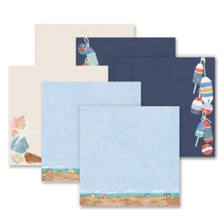 By the Seashore Fast2Fab Inspired Paper (6/pk)