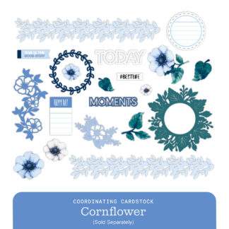 Vivid Melodies 2 Embellishments - Cornflower Blue