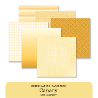 Vivid Melodies 2 Designer Paper - Canary