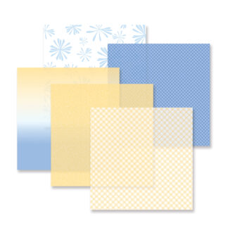 Vivid Melodies 2 Vellum Paper - Cornflower & Canary